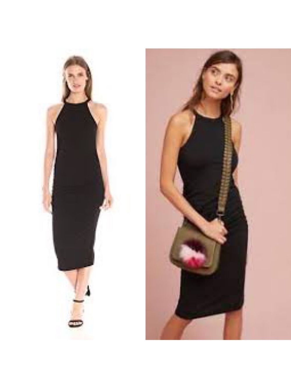 Michael Stars Anthropologie Halter Midi Dress NWT $129